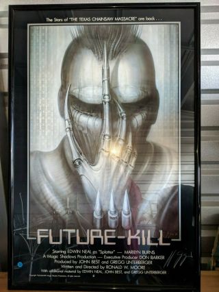 Futurekill Poster Signed By Artist Hr Giger