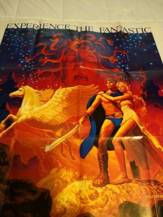 Clash Of The Titans 1981 1 Sheet Poster " Signed By Ray Harryhausen