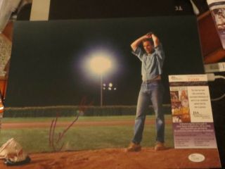 Kevin Costner Signed Field Of Dreams 11x14 W/proof Jsa Authenticated