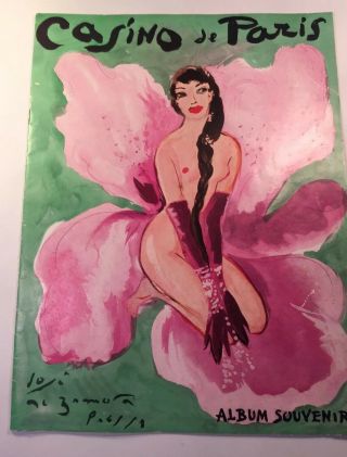 Casino De Paris 1950s Program Cabaret Vgc Some Nude Xlnt Costumes 14pps Dance Co
