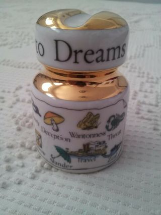Rare Vintage Fornasetti Porcelain Insulator Paperweight Key To Dreams Italy