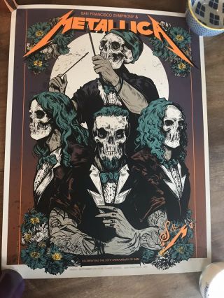 METALLICA S&M2 Night 1 Limited Edition Artist’s Print PRICE GOING UP SOON 4