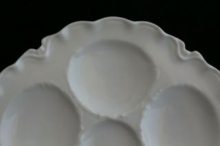 Set 10 Antique Haviland Limoges France Oyster Plates white RANSON /BLANK 1 5