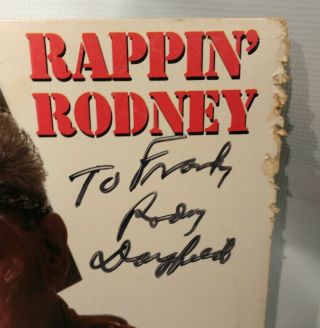 Rappin Rodney Dangerfield Autograph Lp Record Vinyl Signed 2 Frank COVER 2