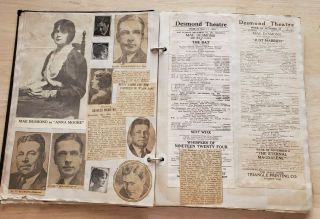 Mae Desmond Scrapbook Theatre Actress 1920s Programs Playbills Clippings Photos