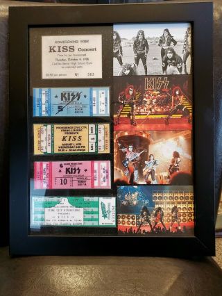 Kiss 1975 Cadillac Michigan To 1988 Crazy Nights Concert Tickets