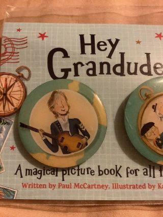 Paul McCartney Hey Grandude,  Rare,  Limited Badges/Pins,  Waterstones,  (Beatles) 2