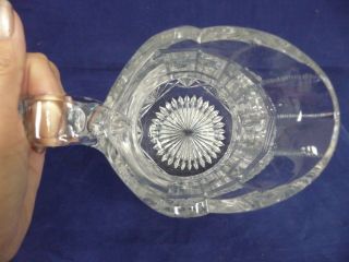 ANTIQUE SIGNED HAWKES AMERICAN BRILLIANT CUT GLASS PITCHER 5