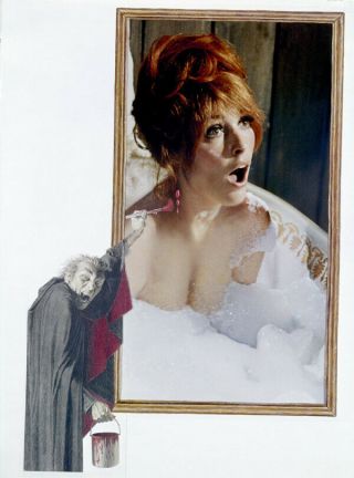 Sharon Tate In Bubble Bath Art Fearless Vampire Killers Transparency
