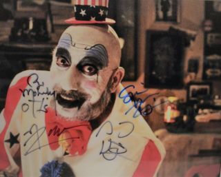 Sid Haig Autograph,  The Devils Rejects Autograph,  Rob Zombie Sign,  Sheri Zombi