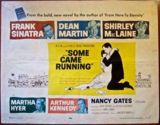 Some Came Running - 1959 Half Sheet Poster - Frank Sinatra Style B Art