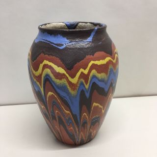 Stunning Ozark Roadside Tourist Pottery 9 1/2” Vase