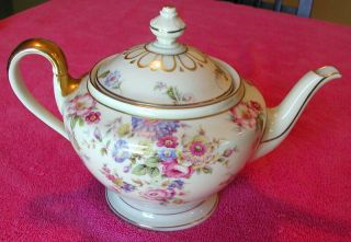 Castleton China (sunnybrooke) 4 1/2 " Four Cup Tea Pot