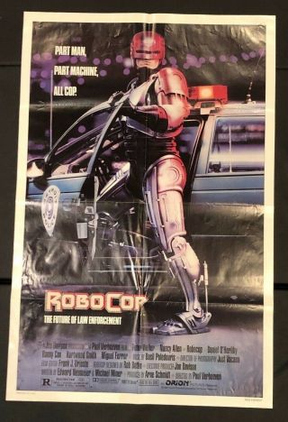 Robocop One Sheet Ss/folded Movie Poster - 1987