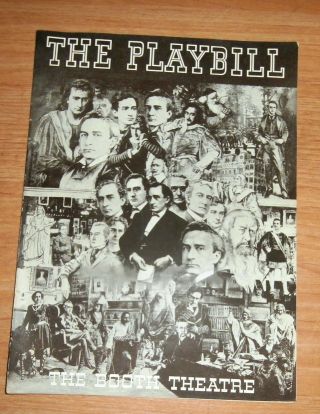 Vintage 1936 Playbill The Booth Theater Mid - West