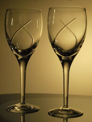 Waterford Crystal Siren White Wine Glass Set Of 4 Made In Ireland