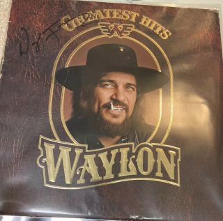 Waylon Jennings Autograph Record Album
