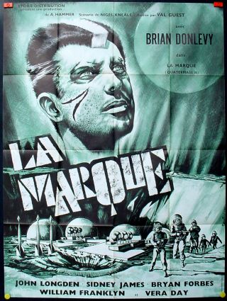 Quatermass Ii Enemy From Space Hammer / French Movie Poster 47x63 "
