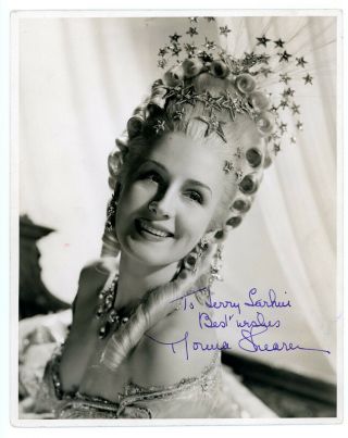 Norma Shearer Vintage Orig 1938 Signed Dblwt Photo Autographed Marie Antoinette