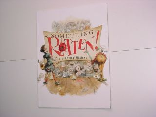 Something Rotten A Very Musical Souvenir Program Book With Cast Insert