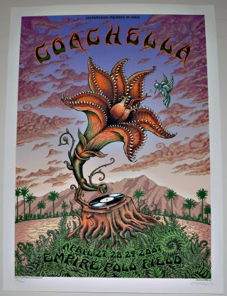 2007 Coachella Festival - Silkscreen Concert Poster By Emek