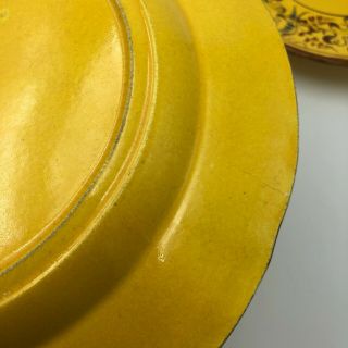 Rare Antique English Yellow - Glaze 