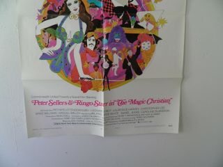 MAGIC CHRISTIAN Ringo Starr Peter Sellers Raquel Welch John Cleese 1970 Poster 3