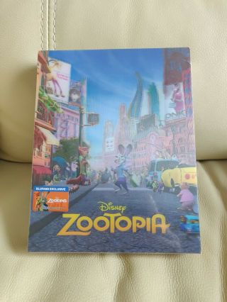 Zootopia Blufans Exclusive Blu - Ray Steelbook,  New/mint,  Double Lenticular