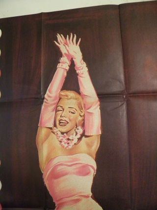 Marilyn 1963 Large French Poster 47 by 63 Marilyn Monroe Rock Hudson Documentary 7