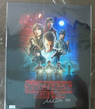 Millie Bobby Brown - Autographed " Stranger Things " 011 Signed 11x14 Poster Ca
