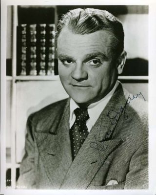 James Cagney Jsa Autograph 8x10 Photo Hand Signed