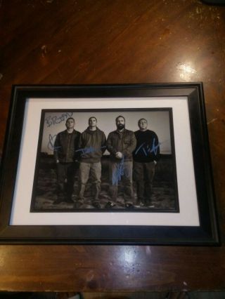 Clutch Rock Metal Band Musicians Signed 11x14 Framed Photo Rock Music