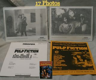 Movie Press Kit - Pulp Fiction 11 Photos,  Duplicates,  Info,