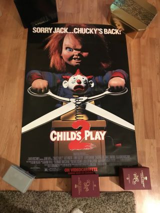 Childs Play 2 Vhs Full Movie Poster Vintage