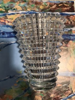 Stunning Baccarat Oval Eye Vase Small 6 " Crystal