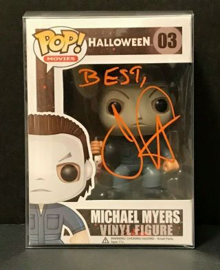 Halloween Michael Myers Funko Pop Signed By John Carpenter