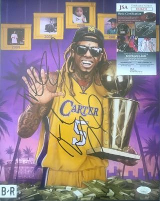 Lil Wayne Weezy Signed Jsa Certified 11x14 Photograph