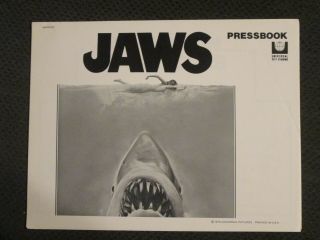 Jaws - 1975 Movie Pressbook - Shaw - Scheider - Spielberg