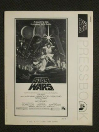 Star Wars - 1977 Movie Pressbook - Harrison Ford - George Lucas