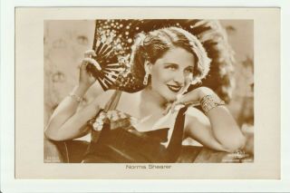 Norma Shearer 1930s Ross Verlag Photo Postcard