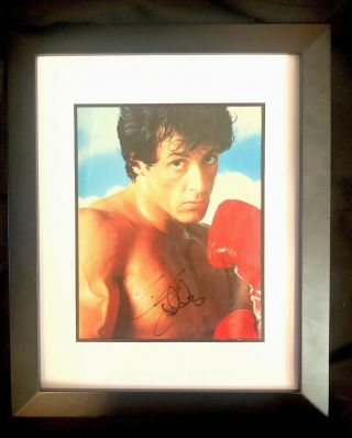 Sylvester Stallone Signed 8x10 Photo Rocky Autograph 100 Authentic
