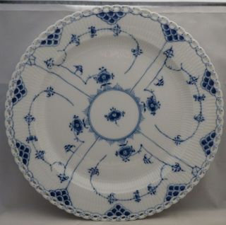 Royal Copenhagen Blue Fluted - Full Lace 13 " Chop Plate (round Platter) (1041)