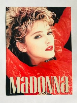 Madonna " Virgin Tour " Tour Book