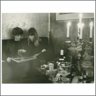 Stuart Sutcliffe & Astrid Kirchherr 1960s Signed Vintage Photograph (germany)