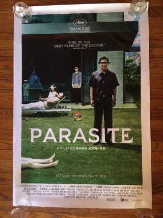 Parasite Ds Theatrical Movie Poster 27x40 Final One Sheet 2019