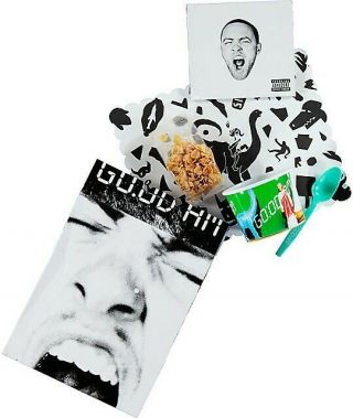 Mac Miller Good A.  M.  Cereal Box Set With Everything Seen Cereal Bag