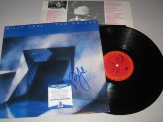 Billy Joel Signed The Bridge Autograph Vinyl Lp Record Album Beckett Bas
