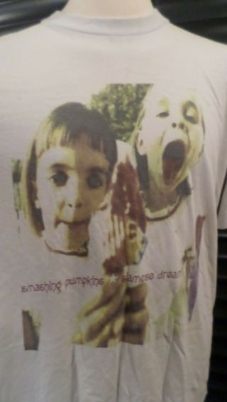 Smashing Pumpkins Siamese Dream Rock Invasion European Tour 93 Vintage Shirt XL 2