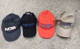 4 Ncis Tv Show Season 1,  2,  3,  4 Baseball Hat Cap For Crew Pre - Owned