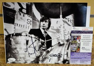 Charlie Watts Of The Rolling Stones Signed Autographed 8 " X10 " Photo Jsa